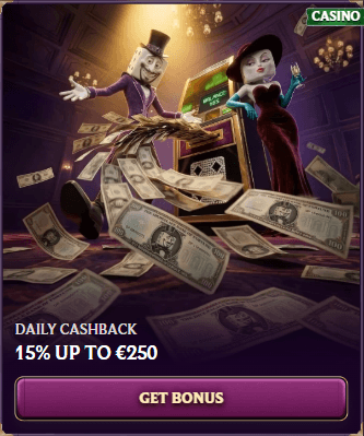 Dice Palace Casino Daily Cashback